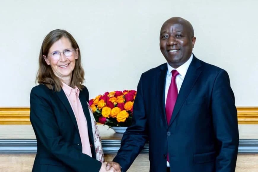Rwanda, Germany discuss further ways to strengthen bilateral relations