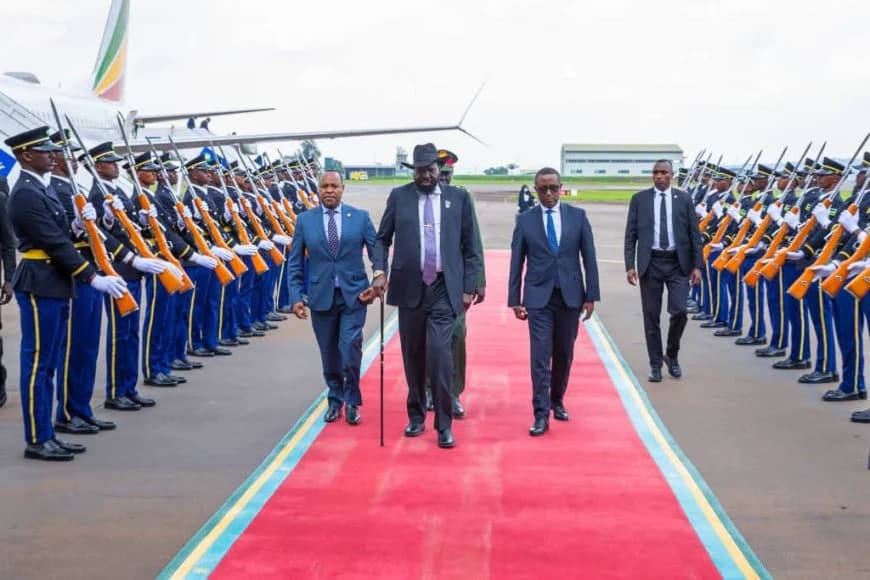 Sudan's President Kiir visits Rwanda
