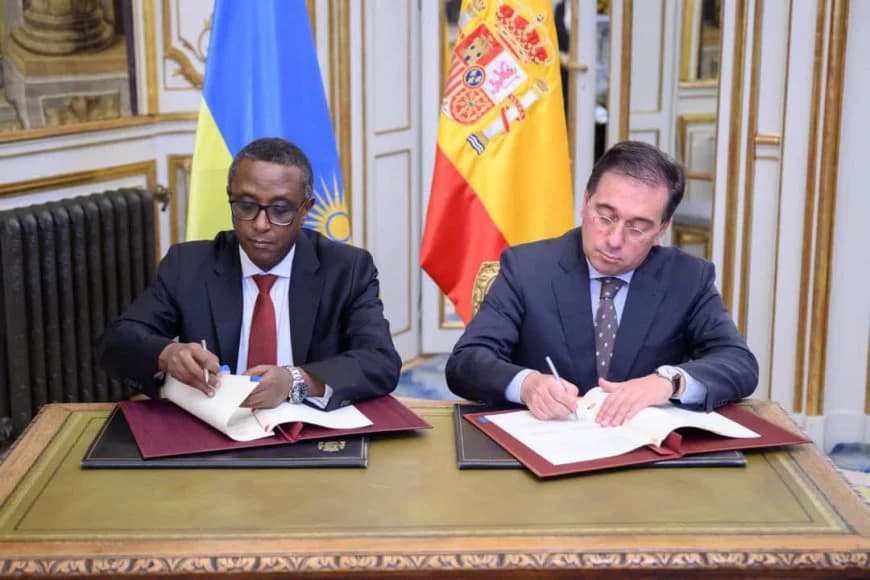 Rwanda and Spain sign agreements on Education and diplomatic training
