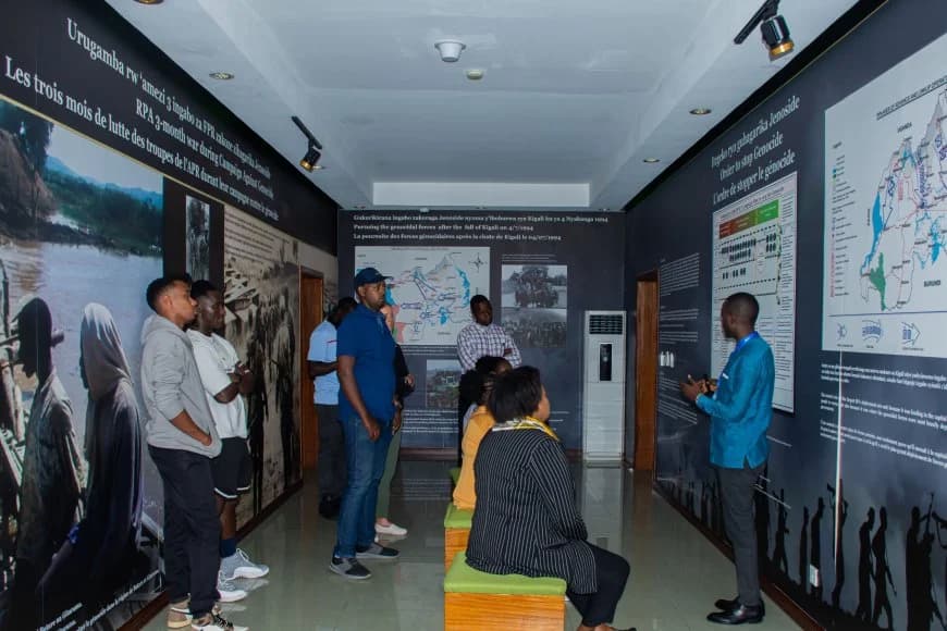 Urubyiruko rw'Abanyarwanda batuye muri Australia rwasuye Ingoro y’urugamba rwo guhagarika Jenoside