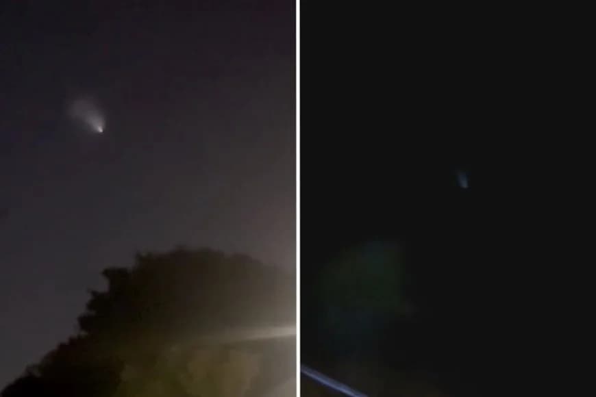 Spaceship appeared in the sky of Australia and disturbed public has been revealed