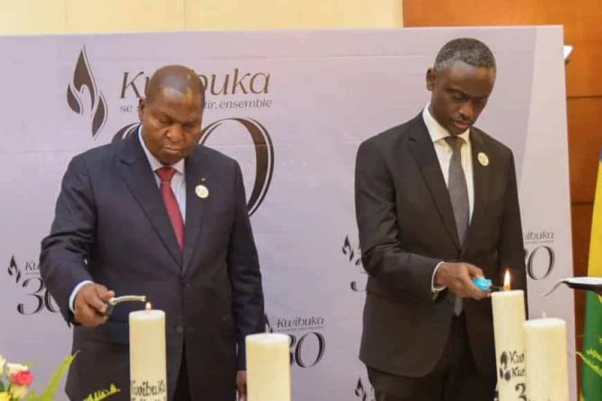President Touadéra joins Rwandans to commemorate Genocide against the Tutsi 1994