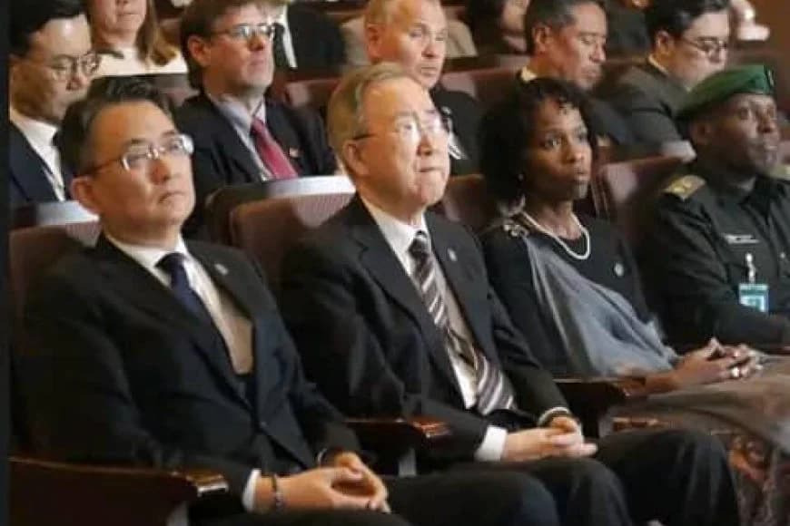 South Korea: Ban ki Moon wayoboye Loni yifatanyije n'abanyarwanda kwibuka ku nshuro ya 29 Jenoside yakorewe Abatutsi