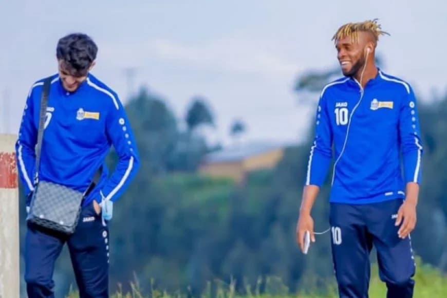 Leandre Essomba Onana yahaye ubutumwa Youssef wagarutse muri Rayon Sports