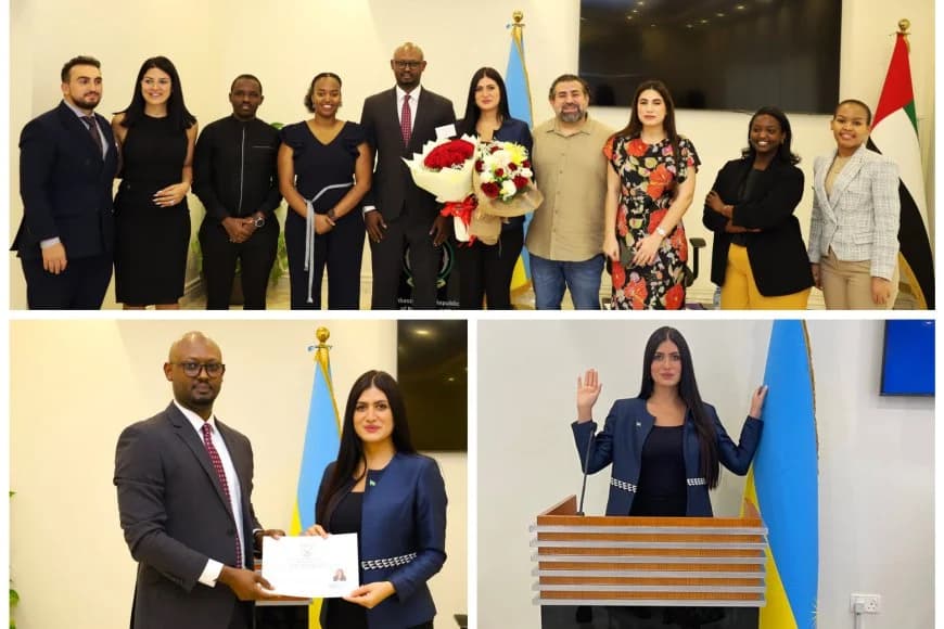 Ambasade y'u Rwanda muri muri Leta zunze ubumwe  z'Abarabu yahaye ubwenegihu Ahmad Subhi AbdelKarim.