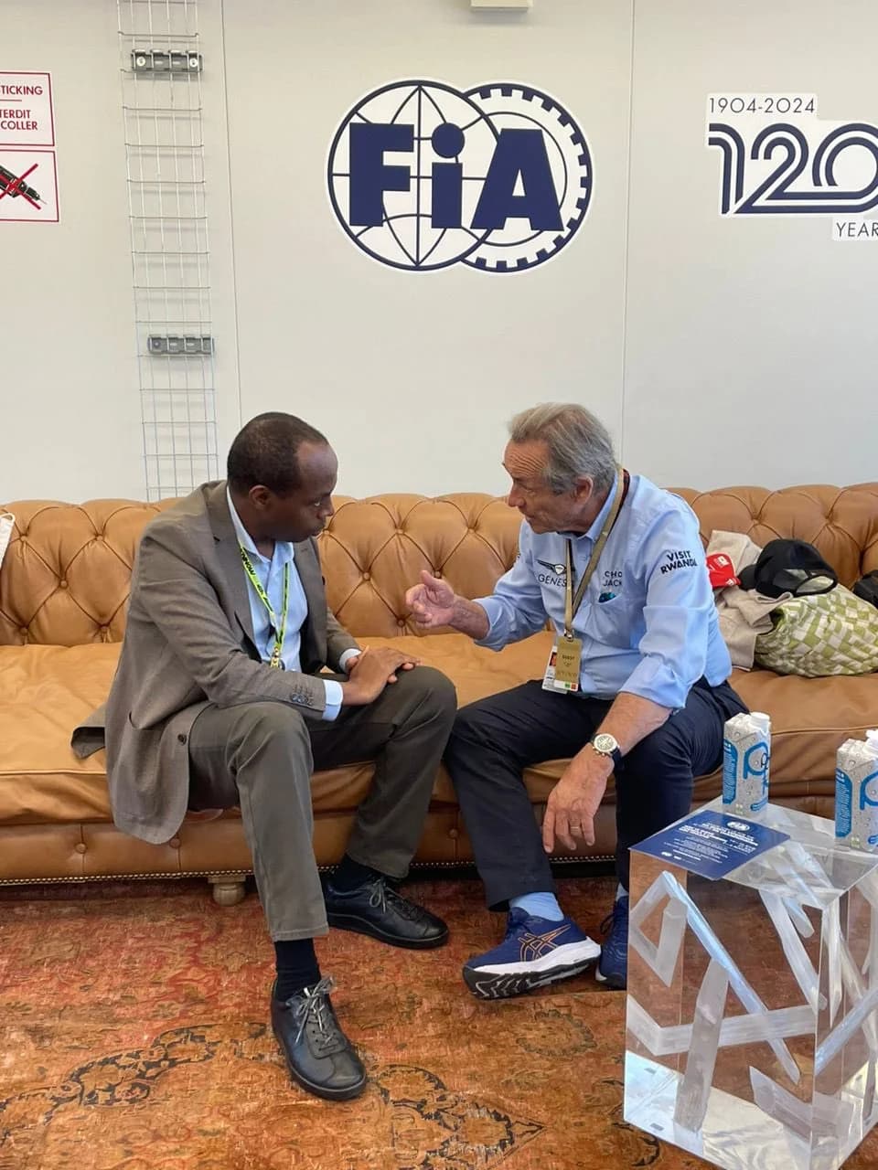 RDB Boss Gatare, FIA president discuss the development of motorsports in Rwanda