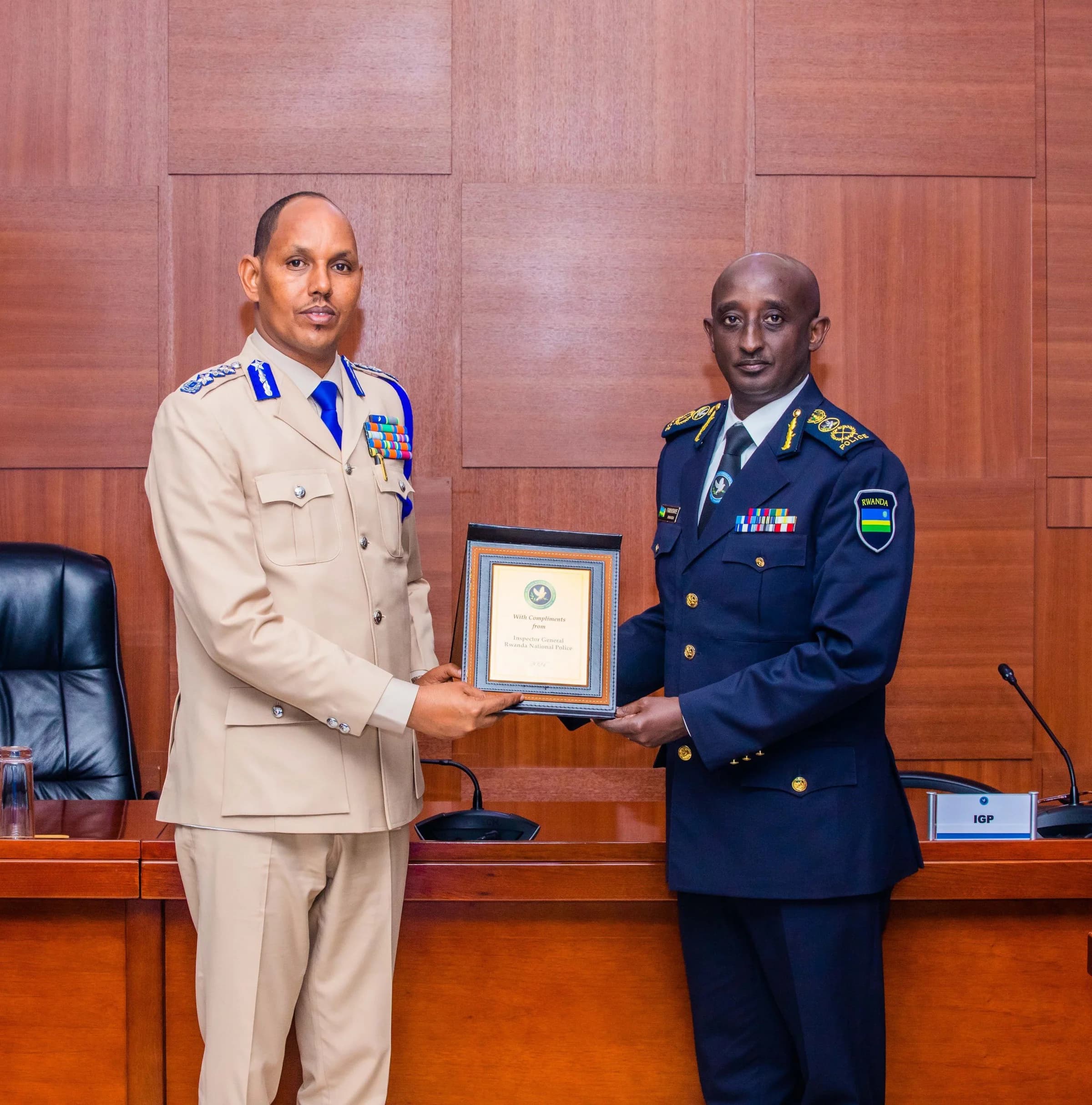 Rwanda, Somalia Police forces sign cooperation agreement