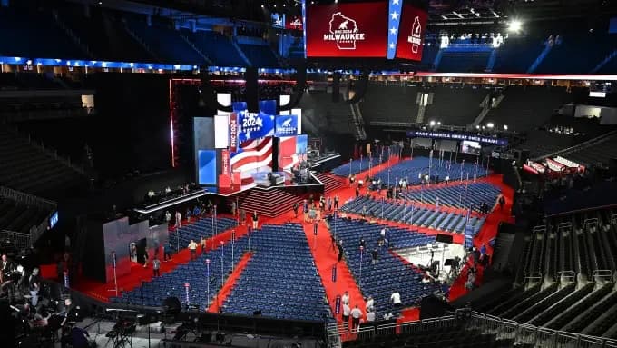 US Fiserv Forum Hosts the Climactic Final Day of the Republican National Convention