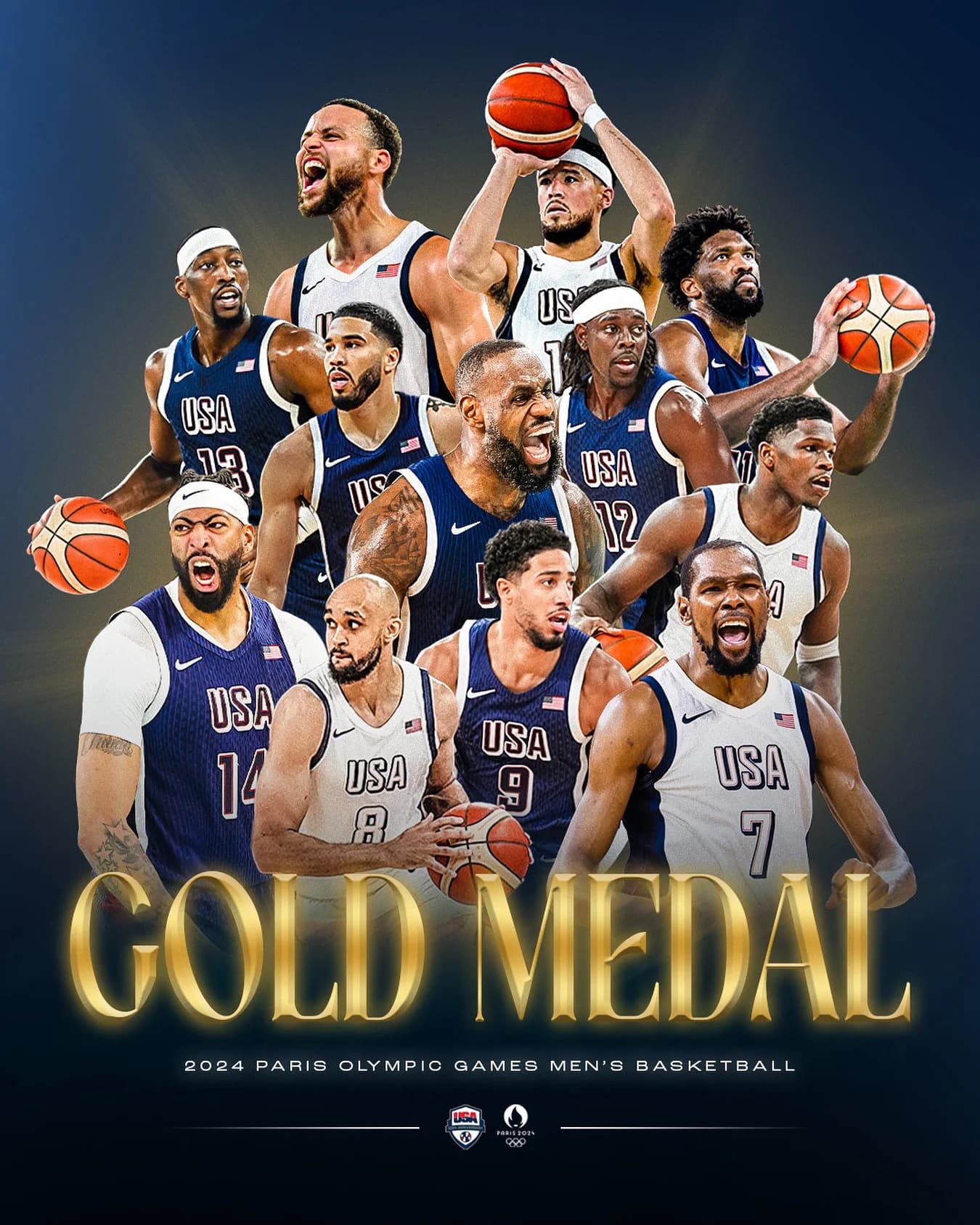 OLYMPIC GAMES 2024: Men's basketball USA on 5th straight Gold medal