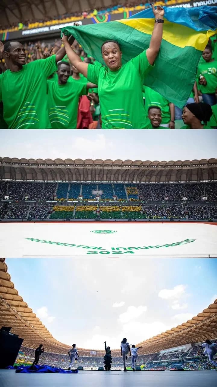 President Kagame Sworn In for New Term at Amahoro Stadium