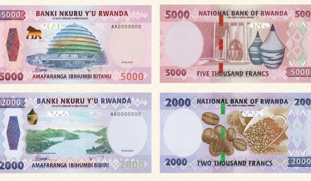 BNR unveils new Rwf5000, Rwf2000 banknotes