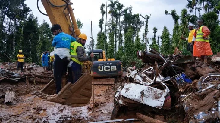 Fading Hopes for Missing in Kerala Landslide Disaster