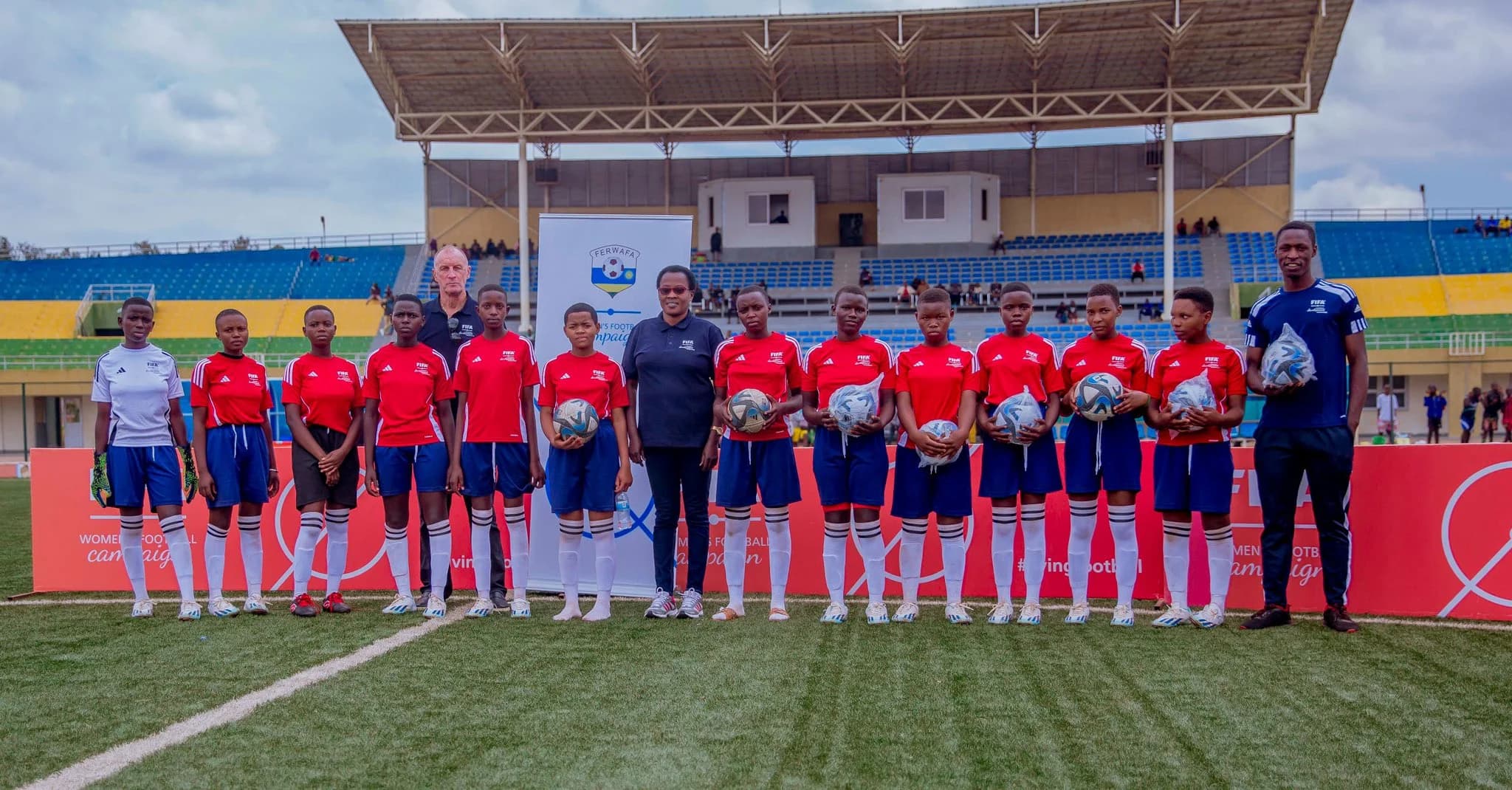 Ngoma Stadium Hosts FIFA Women’s Football Campaign, Empowering Young Girls in Grassroots Football