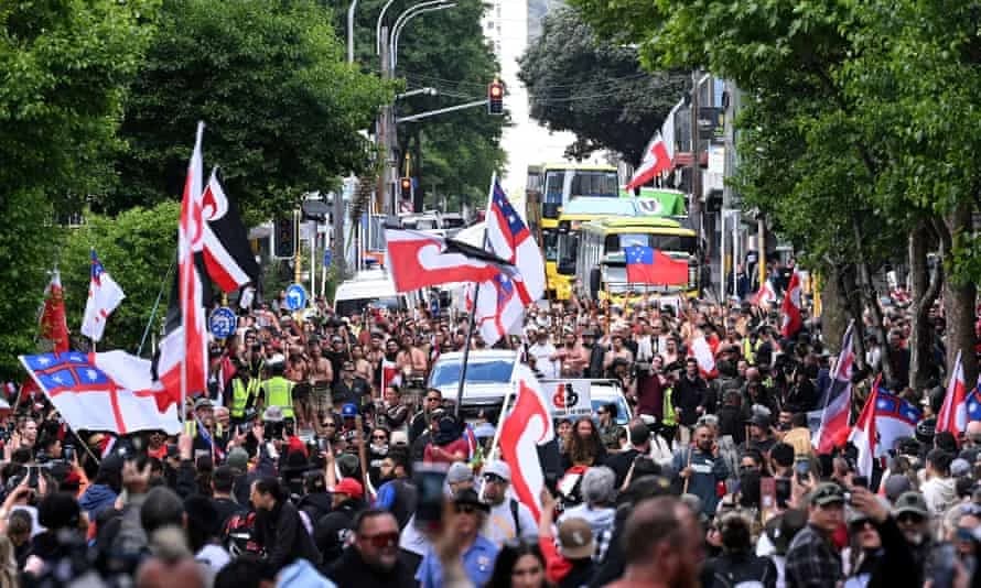 Tens of Thousands March in Historic Protest for Māori Rights