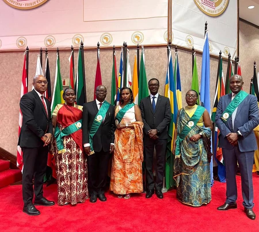 Five MPs representing Rwanda in Pan-African Parliament take their Oath