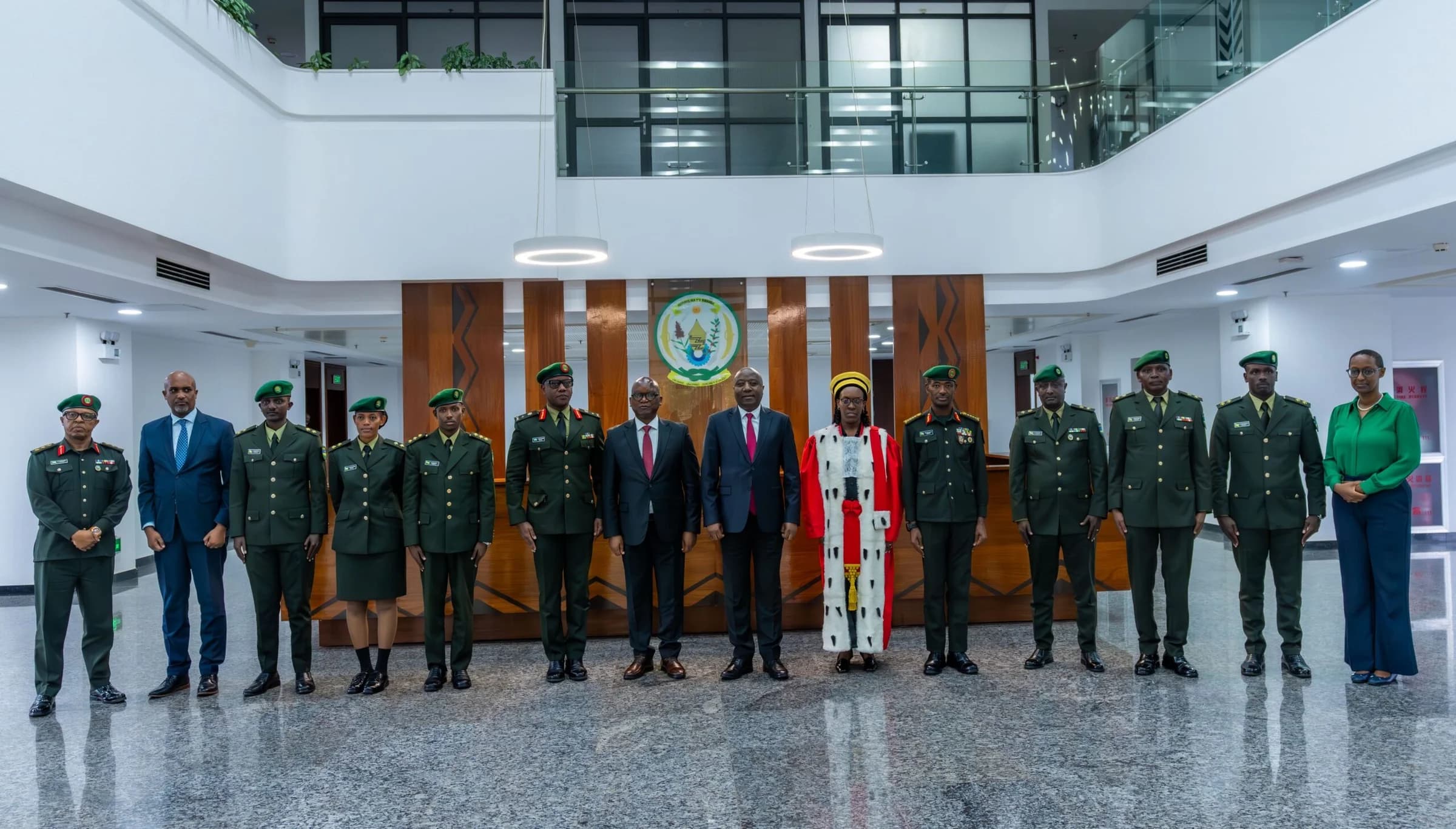Dr Ngirente presides over swearing-in ceremony of new military high court officials