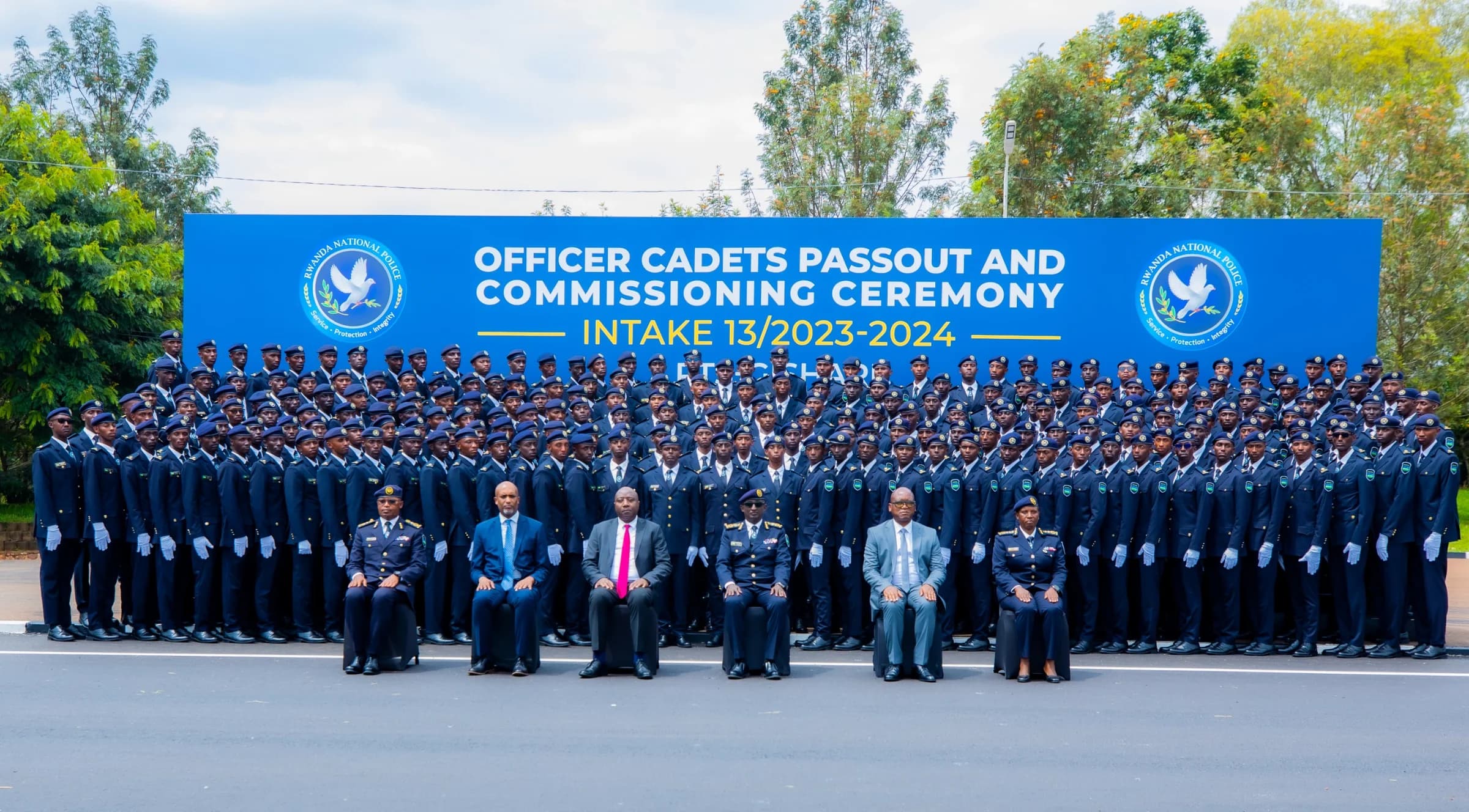Dr. Ngirente commissions 635 Cadet Officers