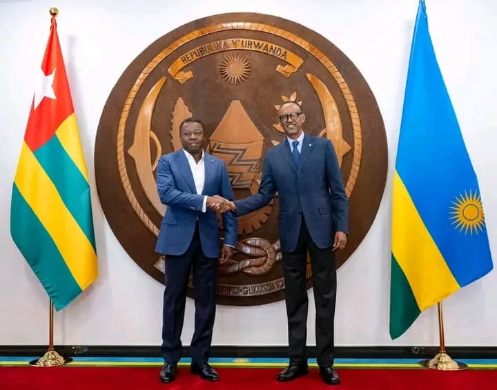 President Kagame Receives Togo Counterpart