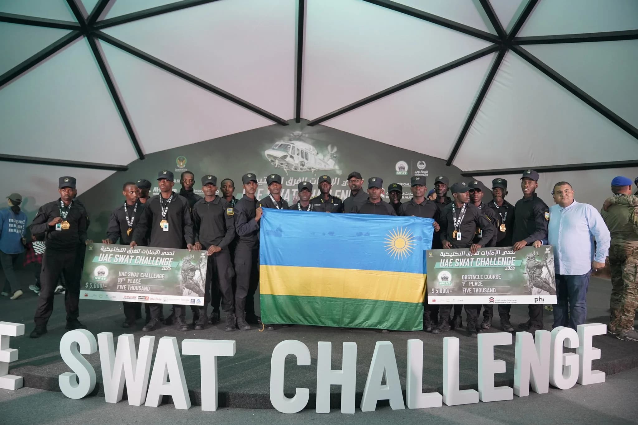 RNP smashes own record to win 'Obstacle Course' in UAE SWAT Challenge