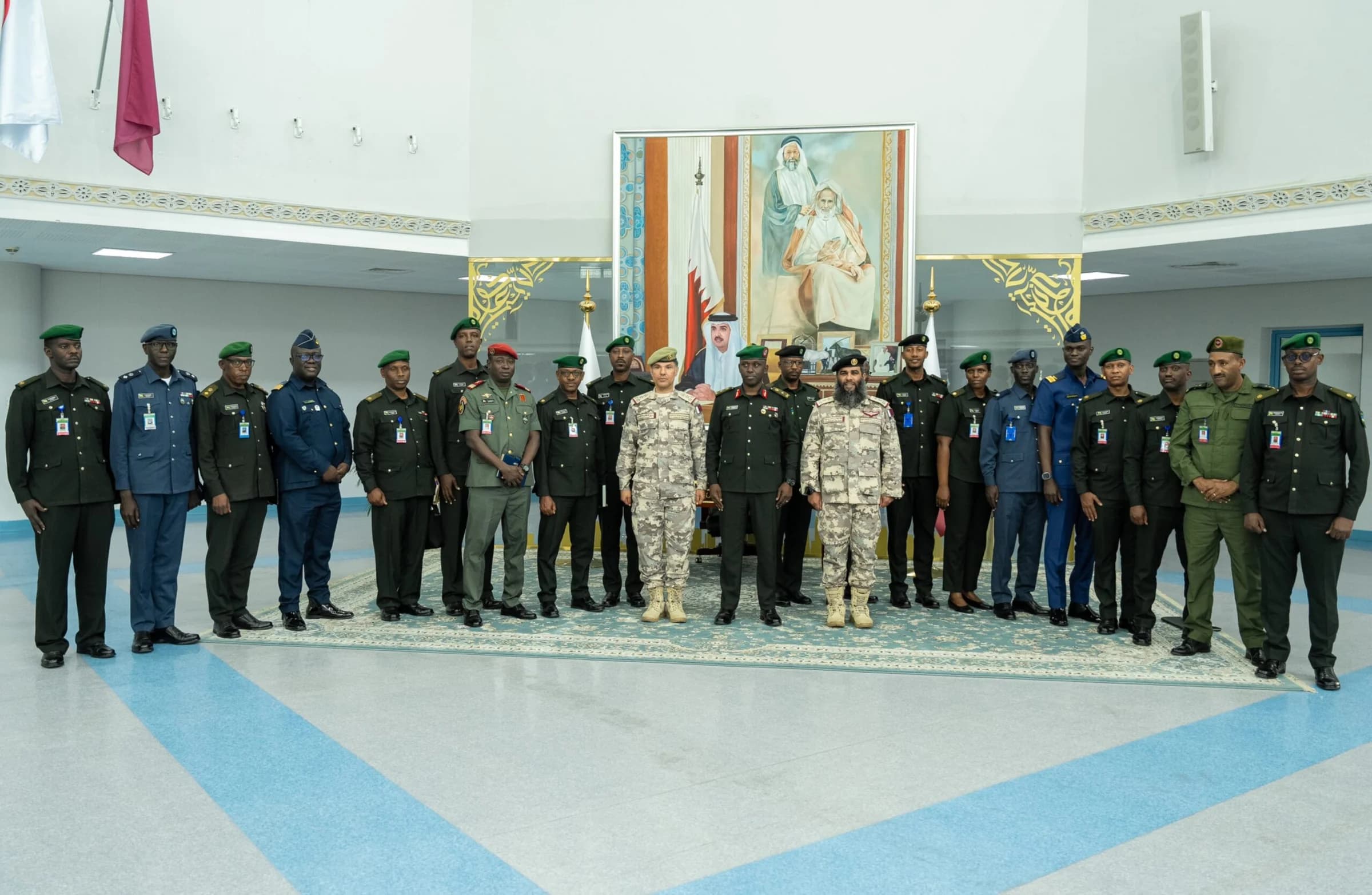 RDF Command and Staff College Delegation in Qatar for a One-Week International Study Tour