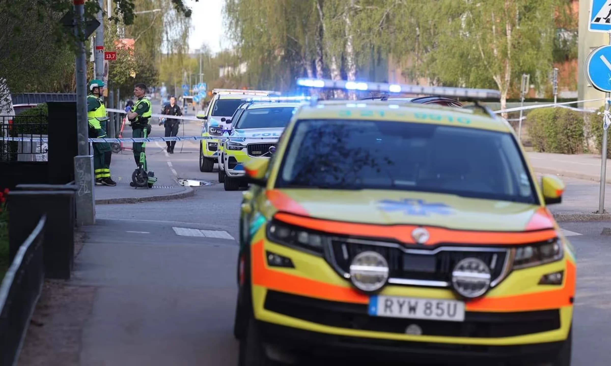 Three Killed in Shooting at Hair Salon in Uppsala, Suspect Flees on Electric Scooter.