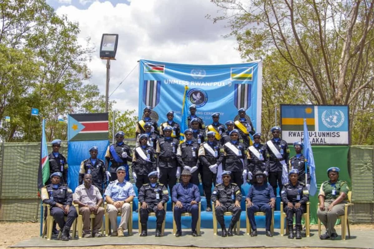 South Sudan: Rwandan Police peacekeepers honored with UN service medals