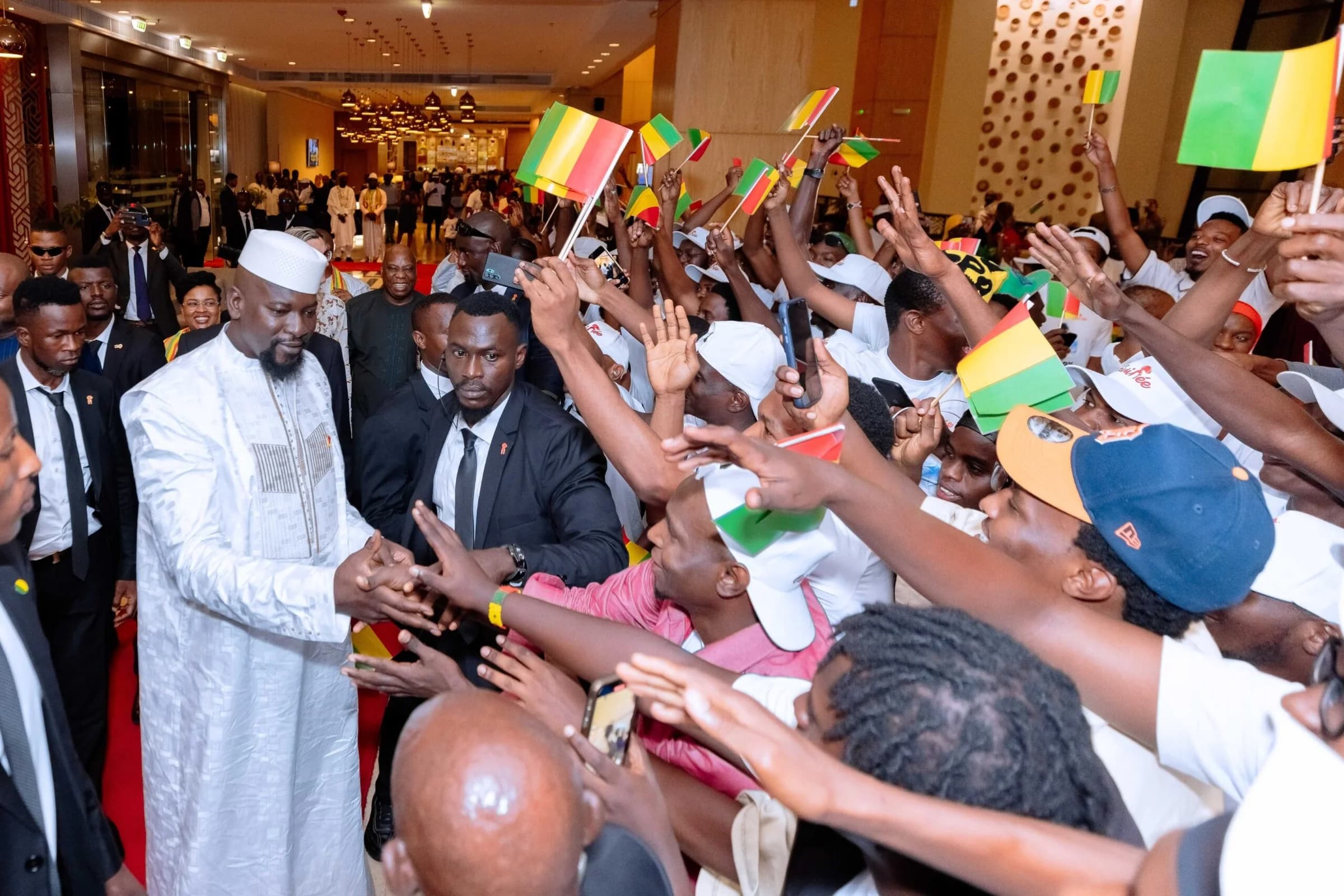 Guinean President Gen. Doumbouya visits Rwanda