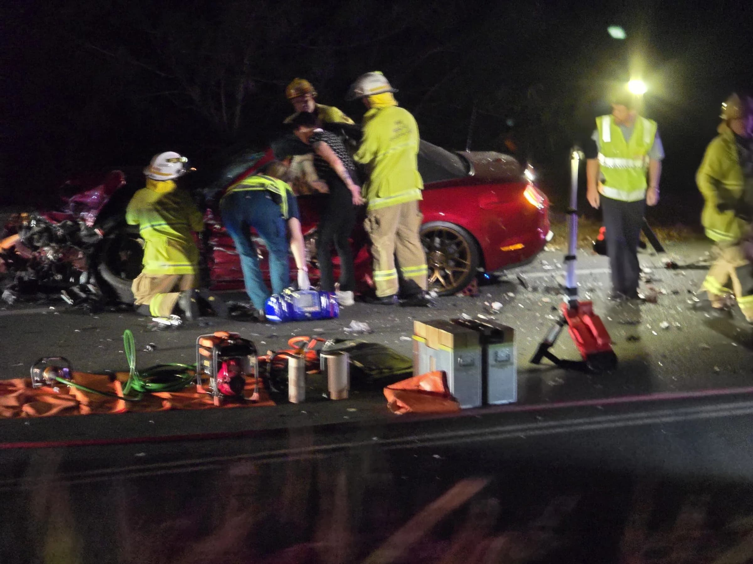 Serious Car Accident on Moggill Road, Brisbane