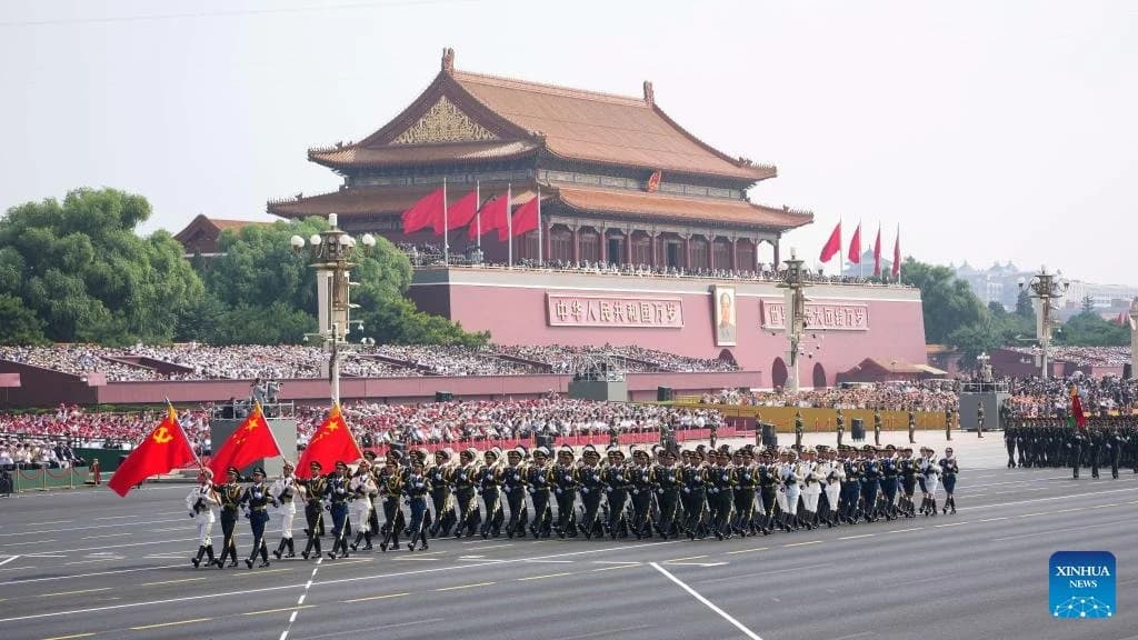 China stages grand military parade marking 80 years since World War II victory