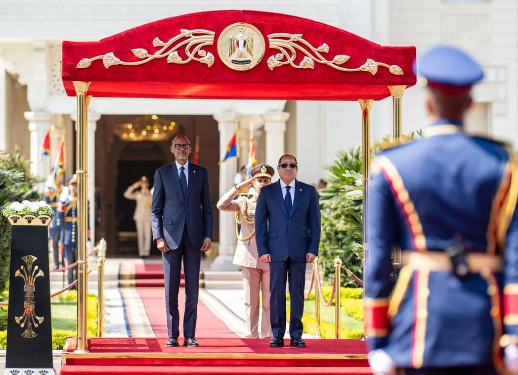 President Kagame in Cairo for official visit