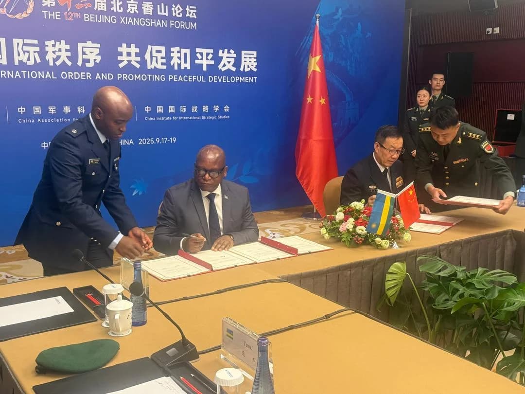 Rwanda, China ink agreement on defence cooperation