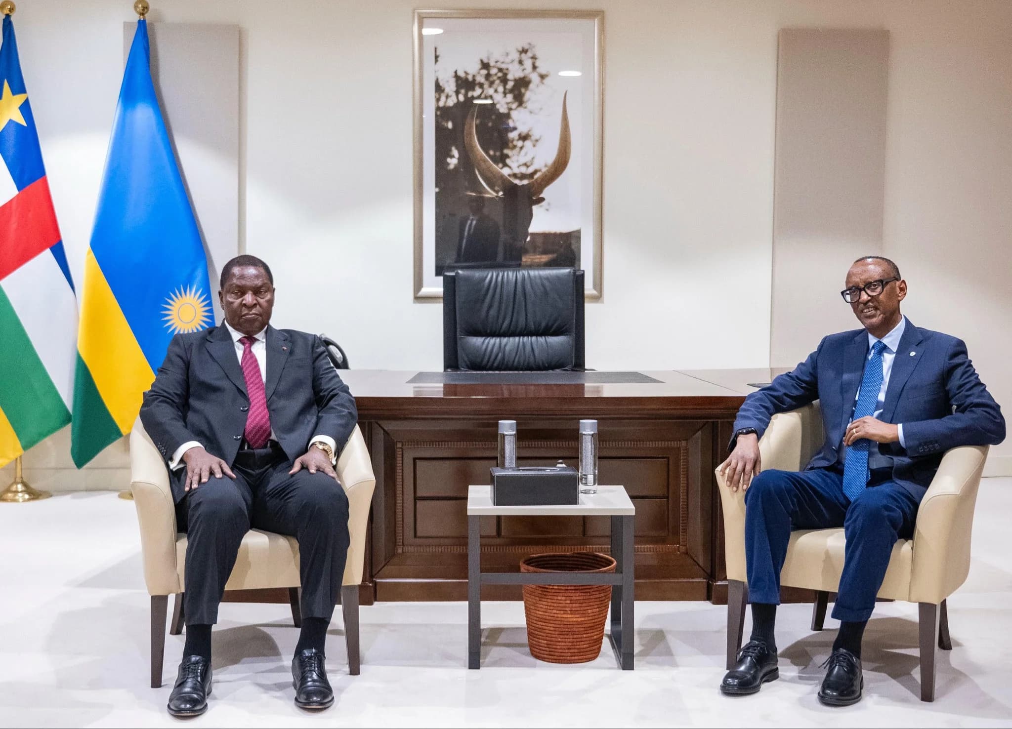 President Kagame, Central African counterpart discuss cooperation