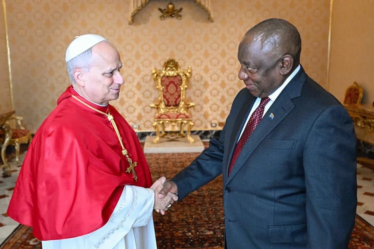Ramaphosa meets Pope Leo XIV in Vatican to strengthen global peace and solidarity