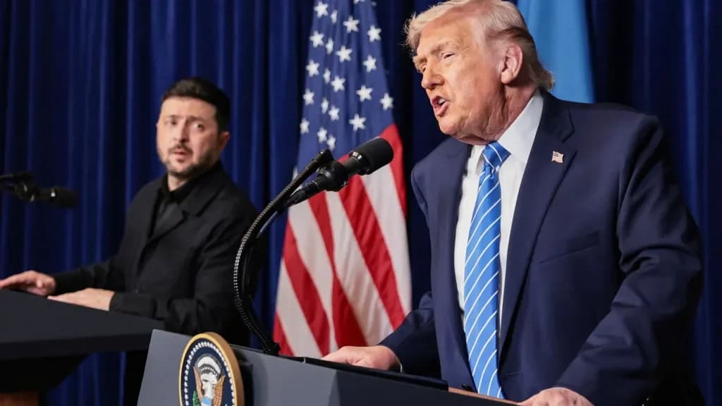 Trump and Zelensky report progress in Ukraine peace talks as territorial disputes persist