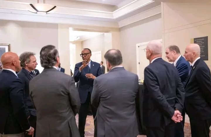 President Kagame meets members of the U.S. Congress