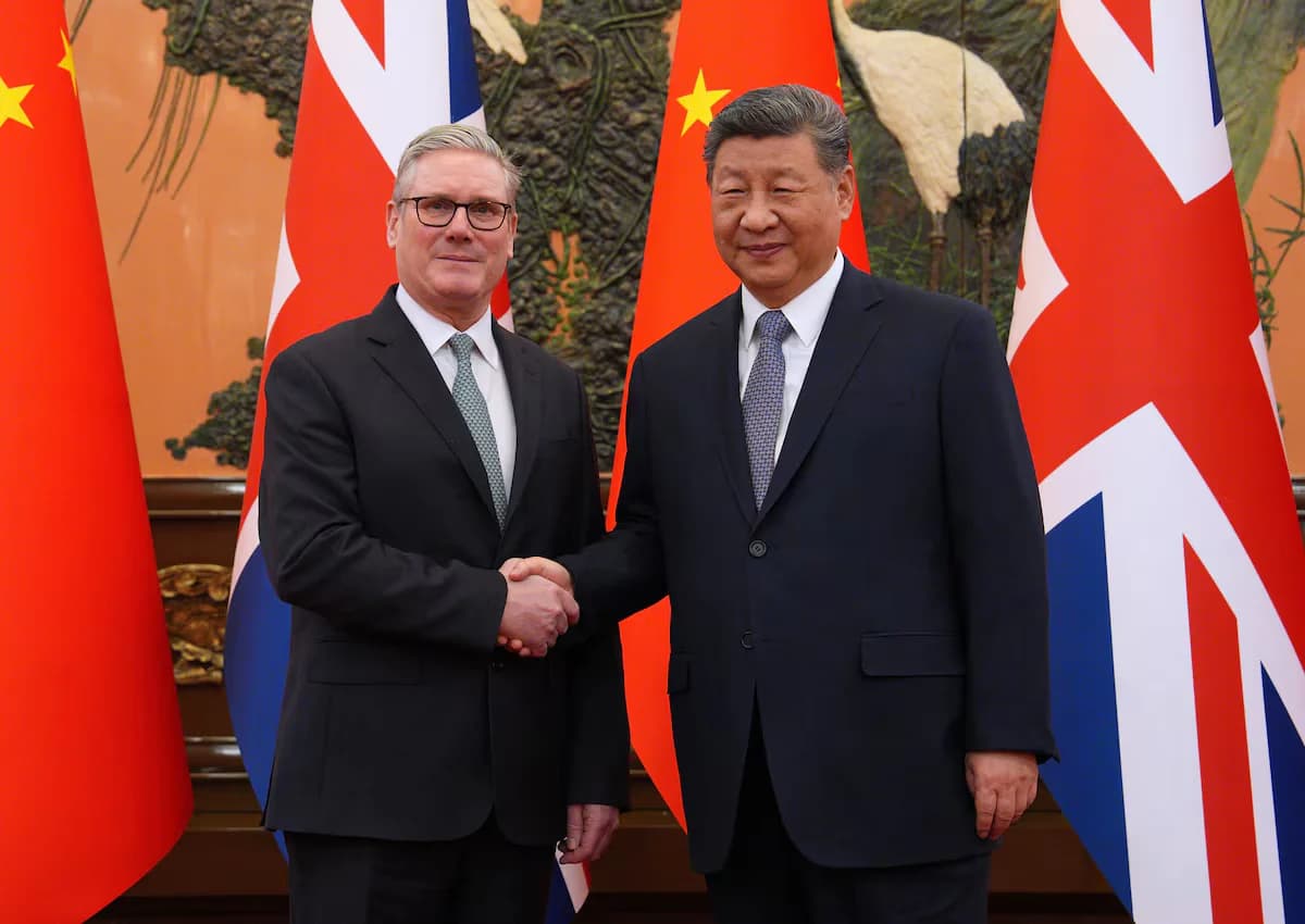 Starmer holds high-stakes talks with Xi in Beijing to repair Britain–China relations