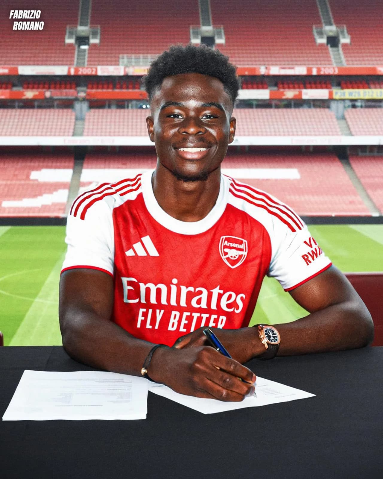 Bukayo Saka becomes Arsenal’s highest‑paid player after signing new contract