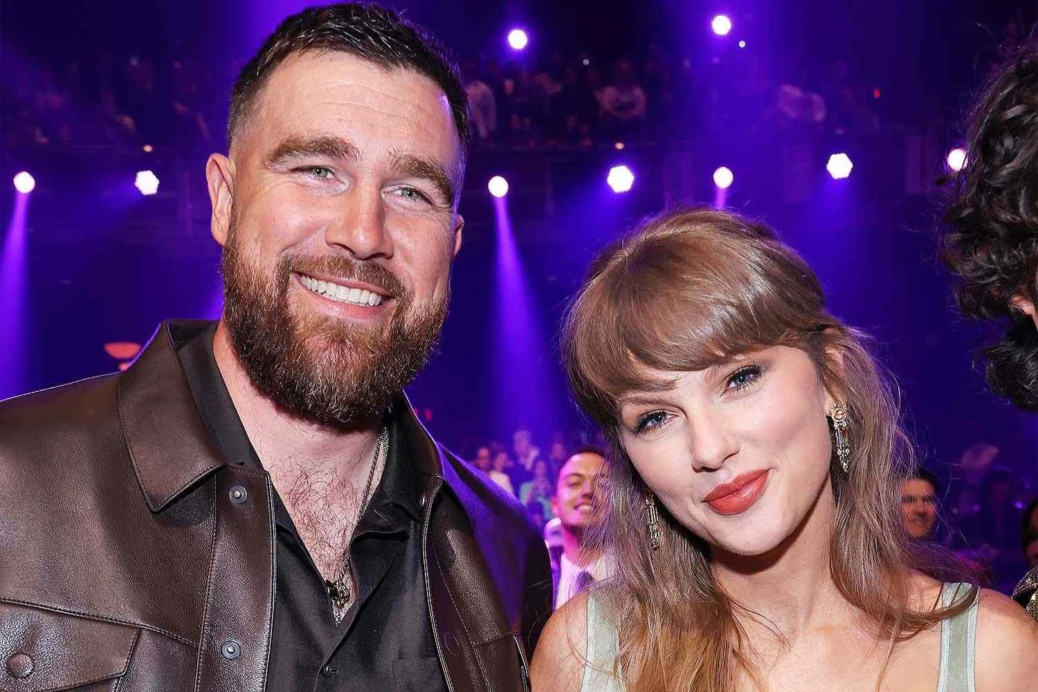 Taylor Swift Travis Kelce attend iHeartRadio Music Awards 2026