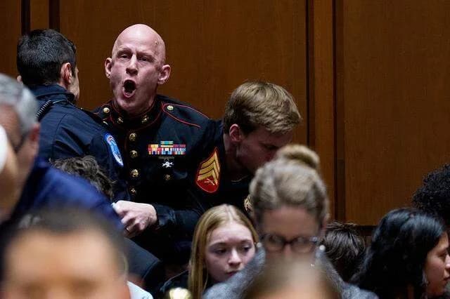 Marine Veteran and Green Party Senate Candidate Brian McGinnis Charged After Violent Removal from Capitol Hearing