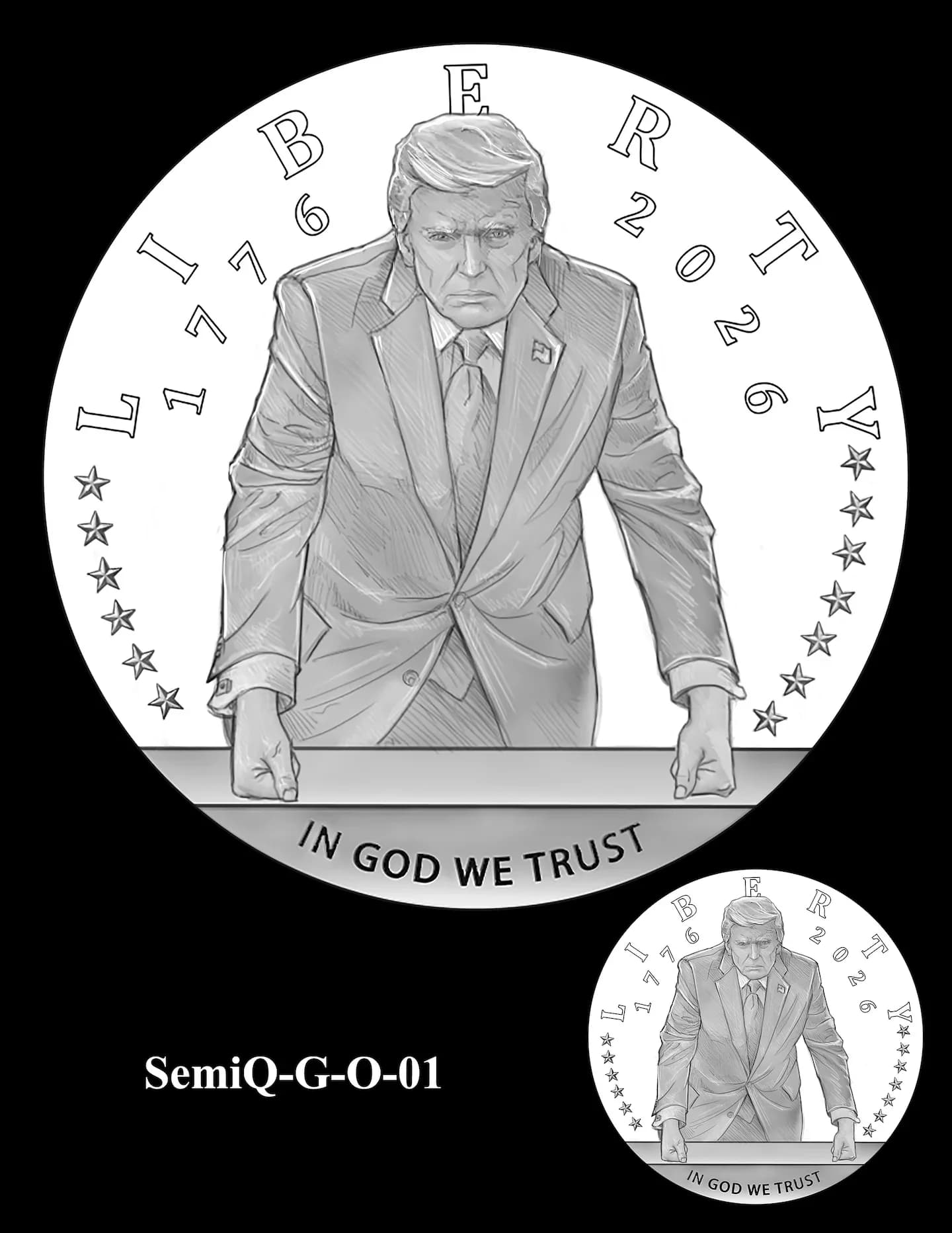 Panel Approves Trump Commemorative Gold Coin Design Ahead of 250th Anniversary