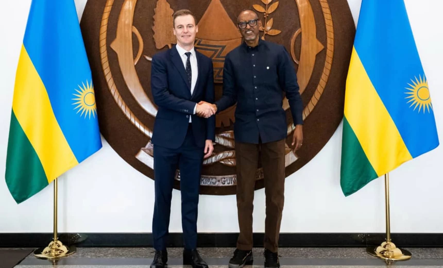 President Kagame Hosts Global Citizen CEO Hugh Evans Ahead of Move Afrika 2026 in Rwanda