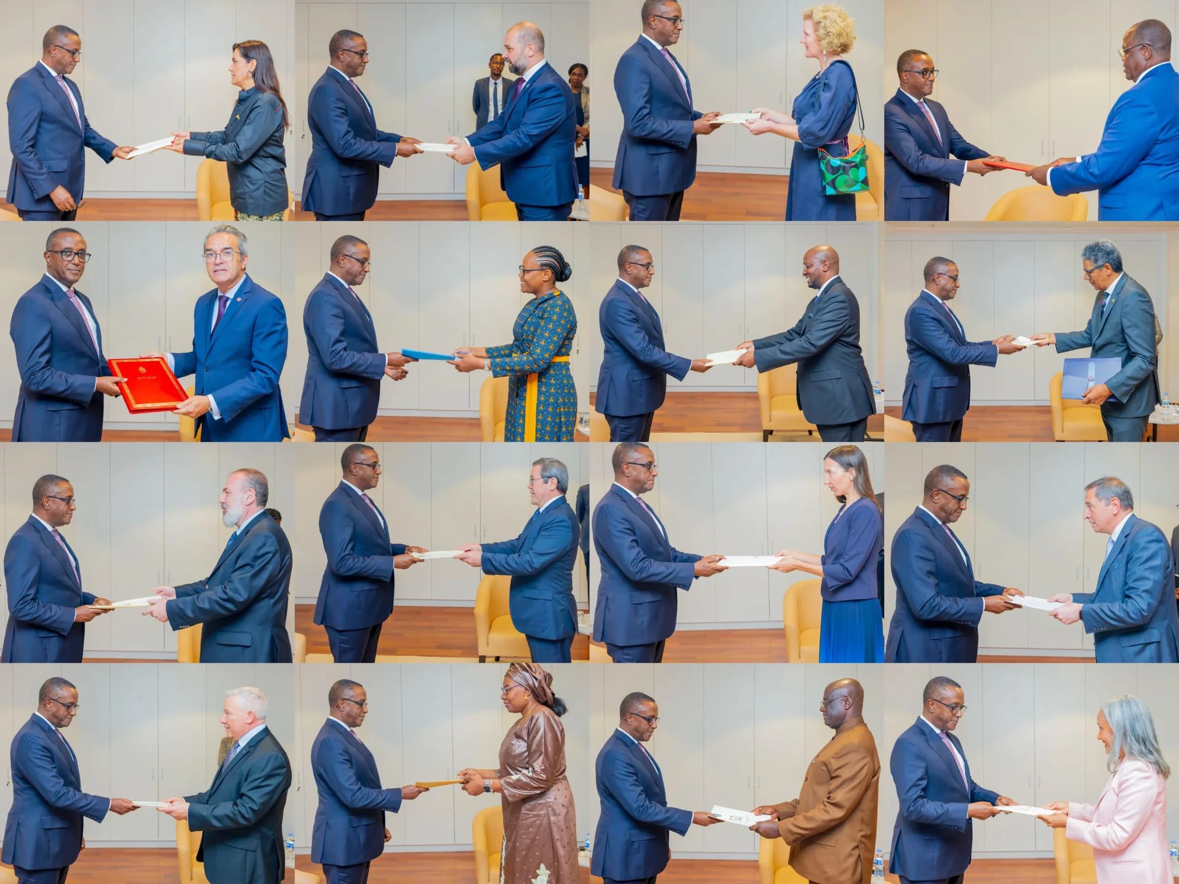 Rwanda Welcomes 16 New Ambassadors and High Commissioners-Designate
