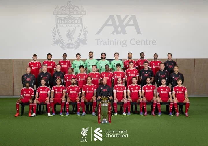 Liverpool's 2025-26 men's squad photo released - Liverpool FC