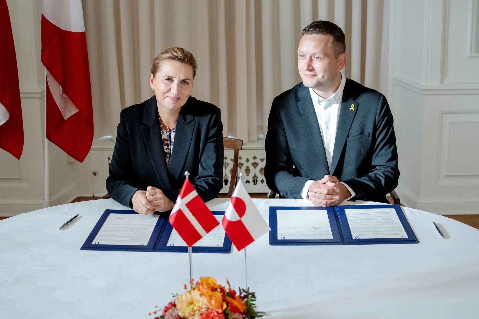 FILE PHOTO: Danish Prime Minister and Greenland's Prime Minister sign framework agreement, in Copenhagen