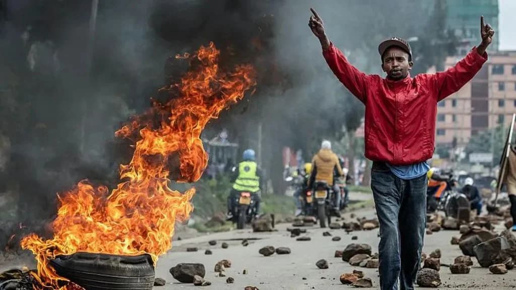 Kenya mu kangaratete: Abantu bane bishwe mu myigaragambyo yamagana izamuka rikabije rya lisansi