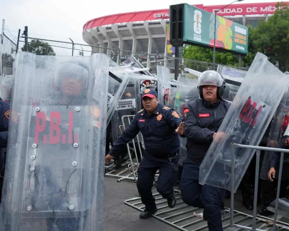 Violence Erupts Outside Azteca Ahead of Key Match