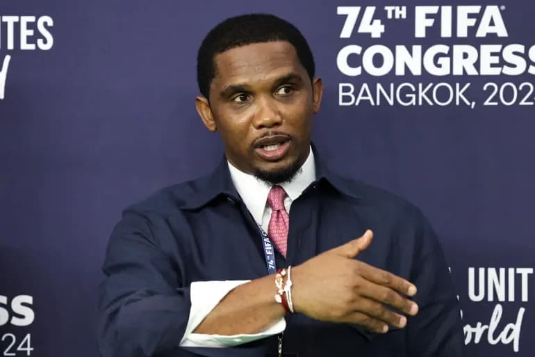 Eto’o Calls on African Football Federations to Back FIFA President Infantino