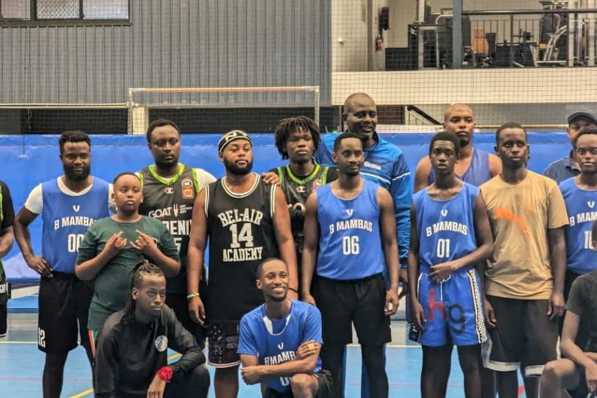 Rwanda’s Diaspora in Australia played basketball friendly match