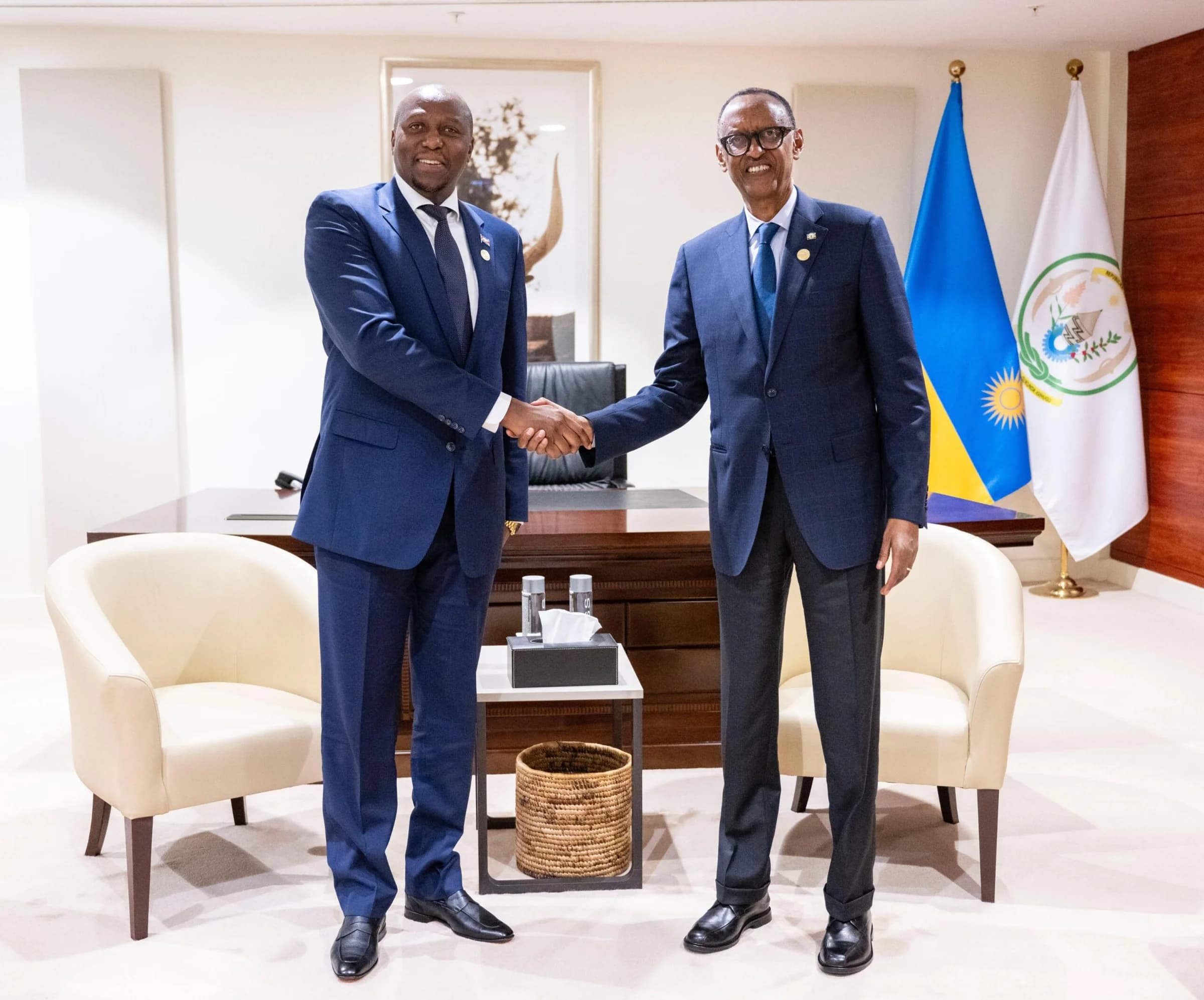 President Kagame Meets Eswatini Prime Minister