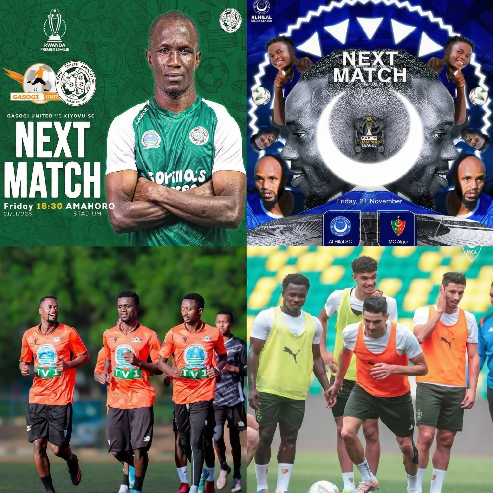 Historic Double Header: Amahoro Stadium Hosts CAF Champions League and Rwanda Premier League Action Today